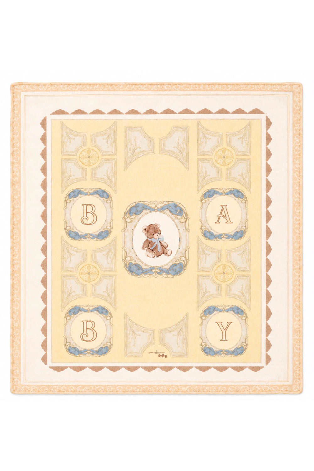 BABY ROYALE YELLOW HEIRLOOM BIB SET