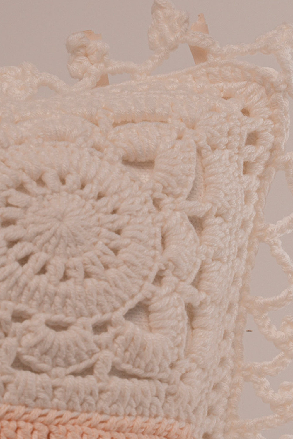 Crochet Patch Mini Pillow