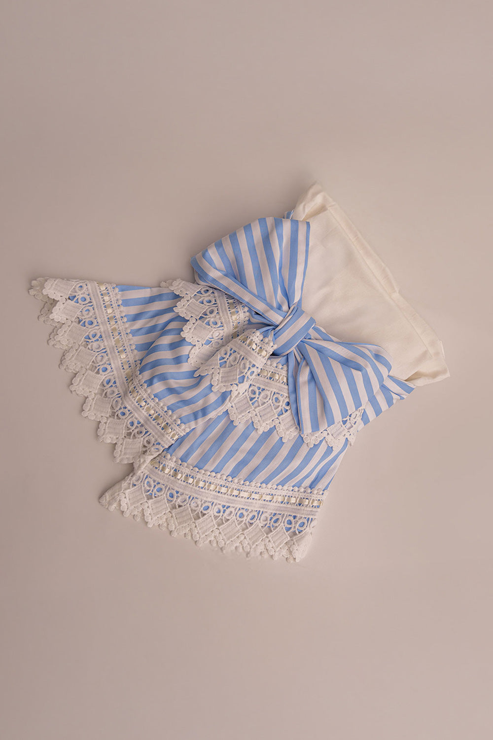 Enchanting Lace Swaddle - Blue