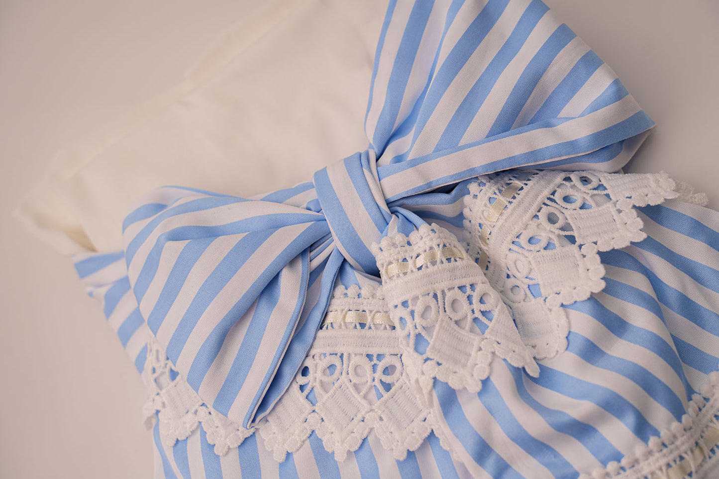 Enchanting Lace Swaddle - Blue