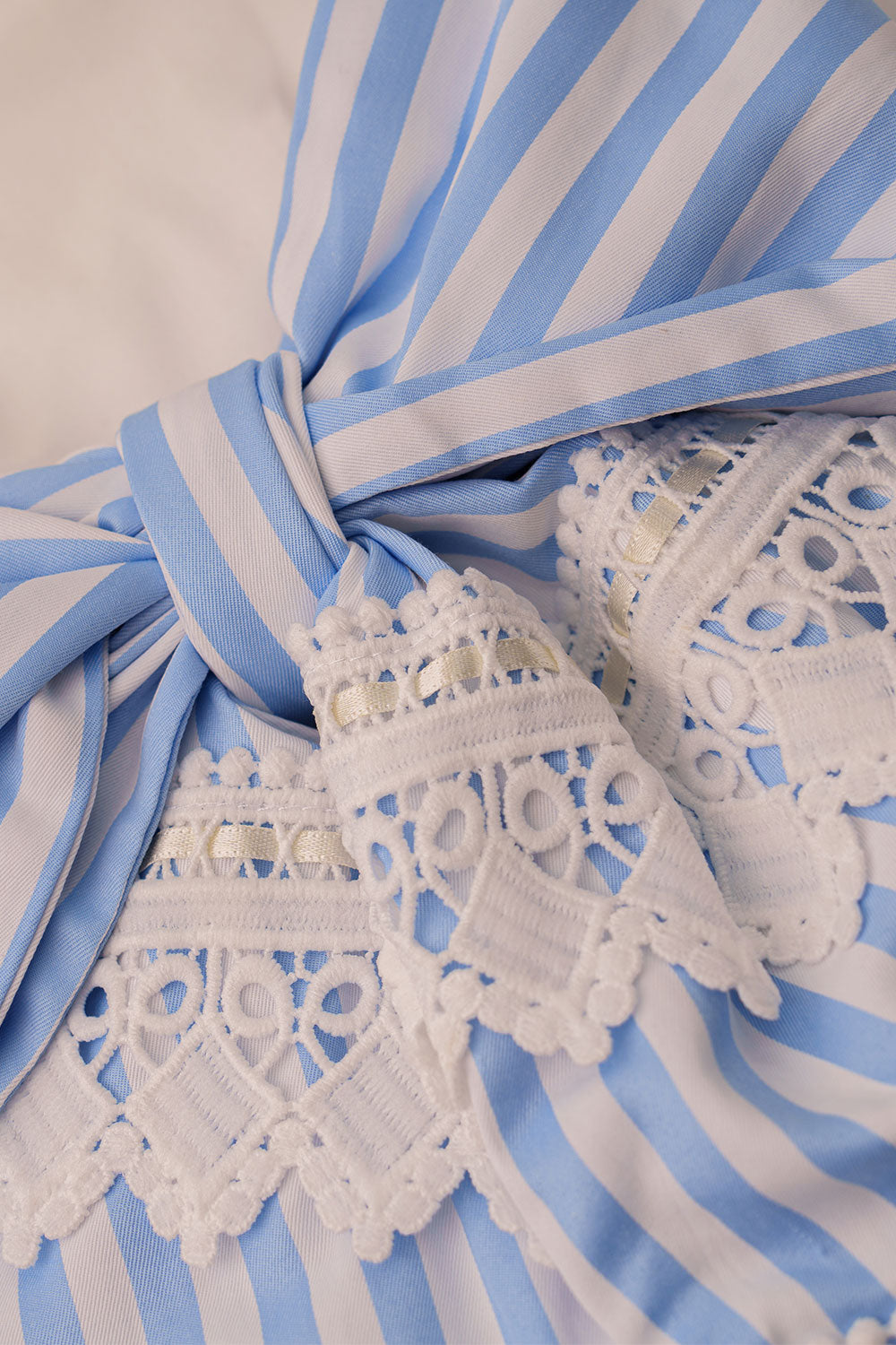 Enchanting Lace Swaddle - Blue