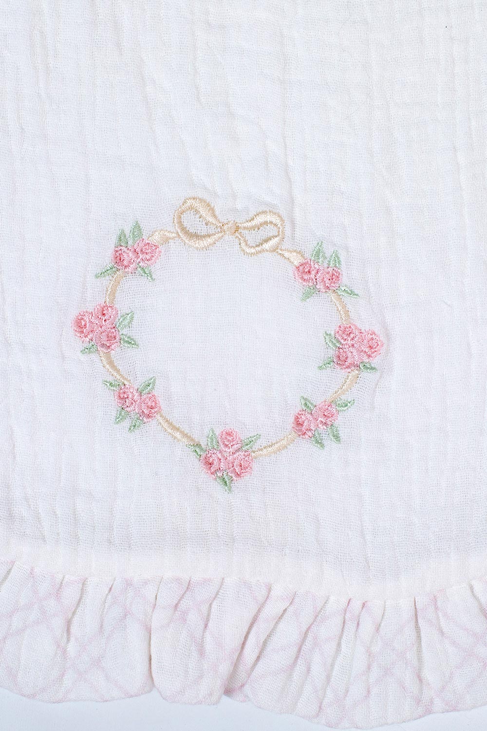 Muslin-Bib Set-Peintures Baby Pink