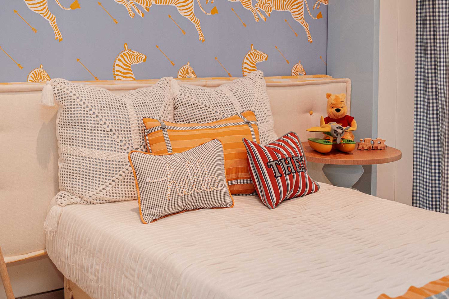 Terracota Stripe Small Pillow