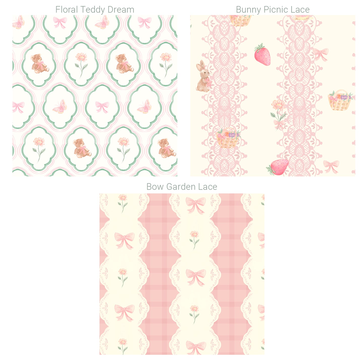 BLOSSOM LACE SET TRAVEL ORGANIZER X3