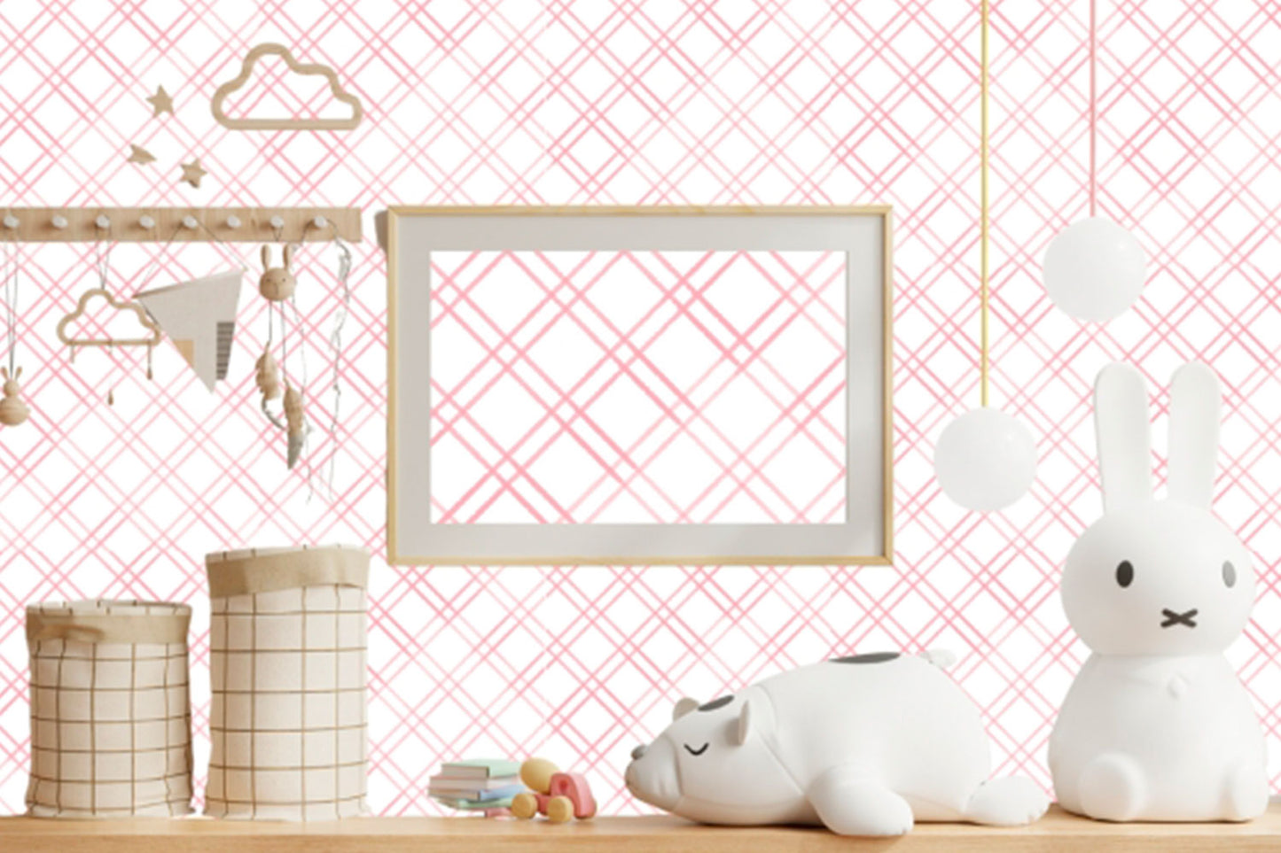 WALLPAPER PEINTURES BABY PINK