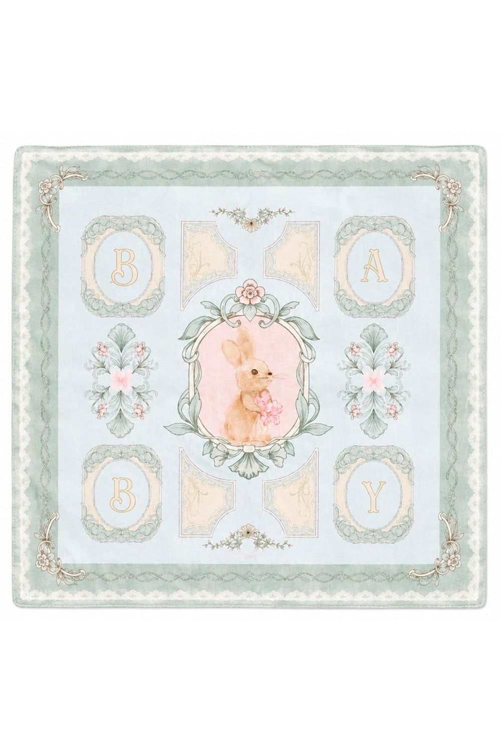BABY ROYALE BUNNY HEIRLOOM BIB SET