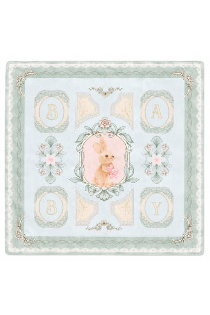BABY ROYALE BUNNY HEIRLOOM SWADDLE