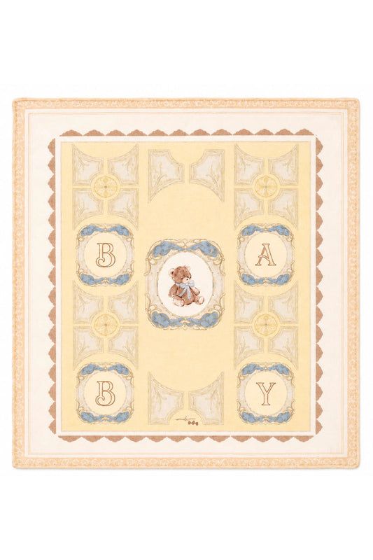 BABY ROYALE YELLOW HEIRLOOM SWADDLE