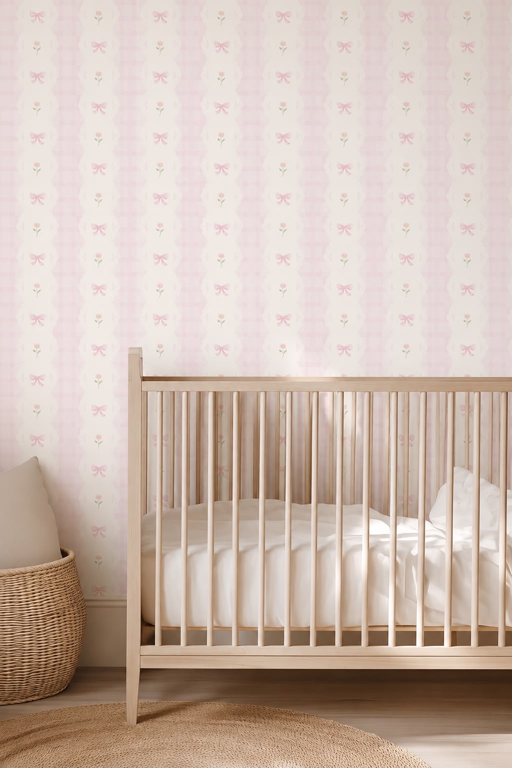 WALLPAPER BOW GARDEN LACE
