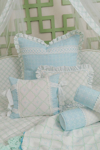 BOLSTERS PEINTURES AND DIAMANT BABY BLUE