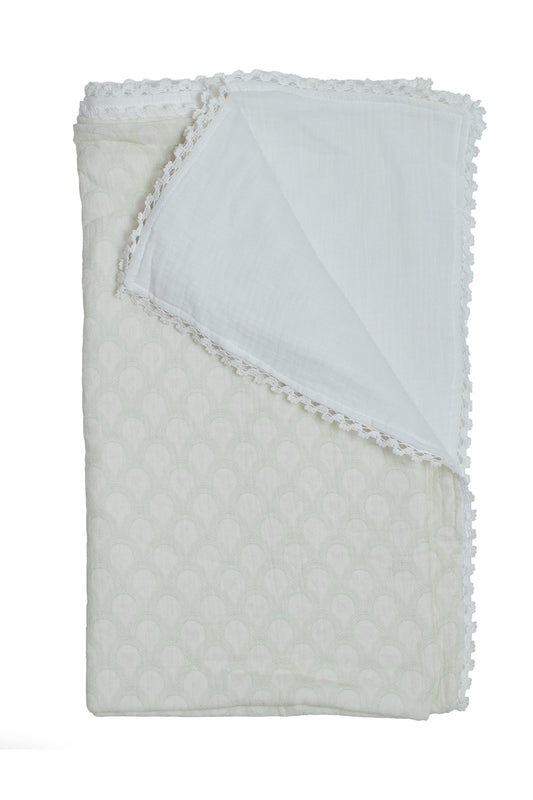 BABY GIRL MUSELIN BLANKET