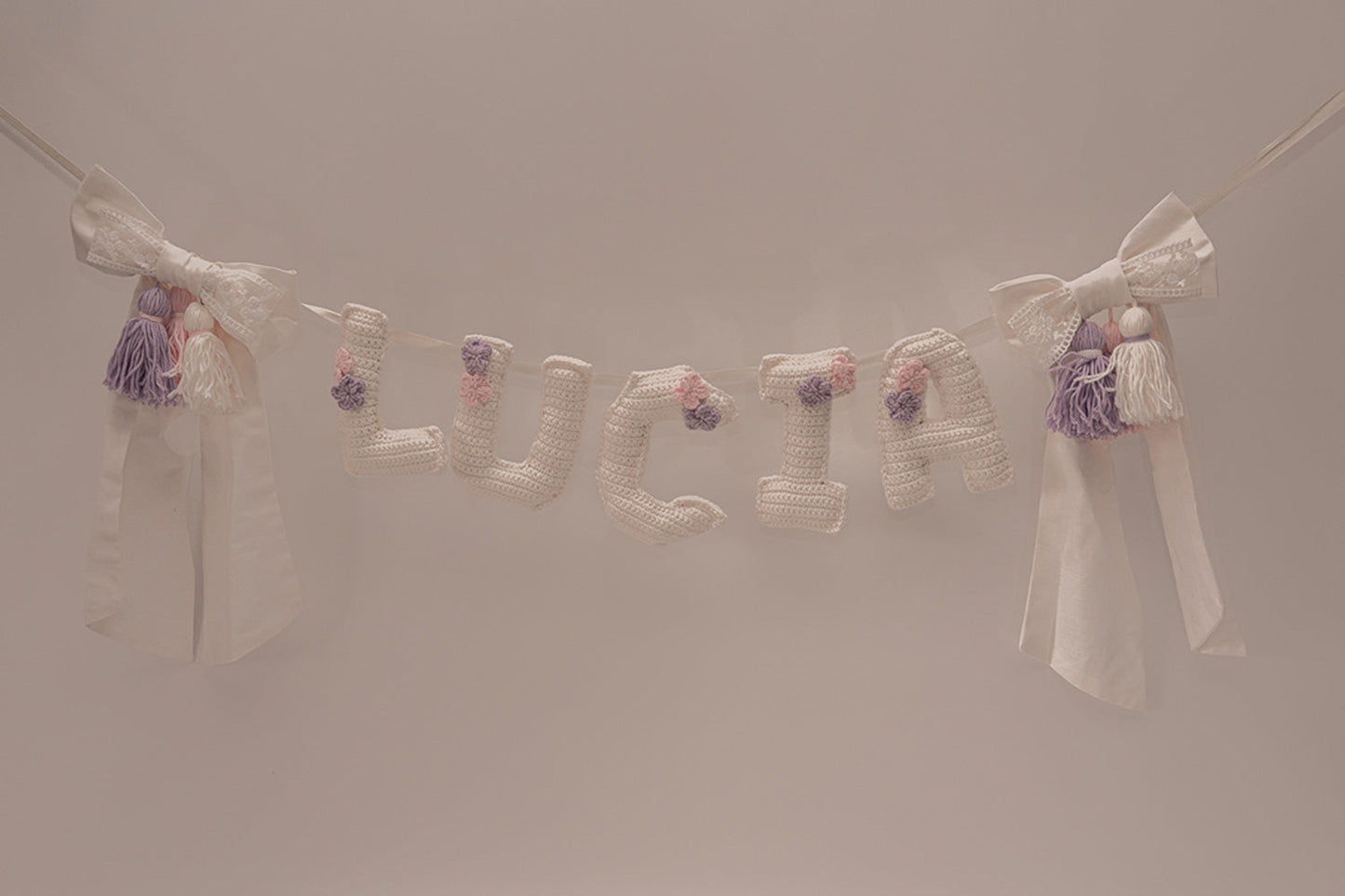 Banderines Personalizado Crochet Girl