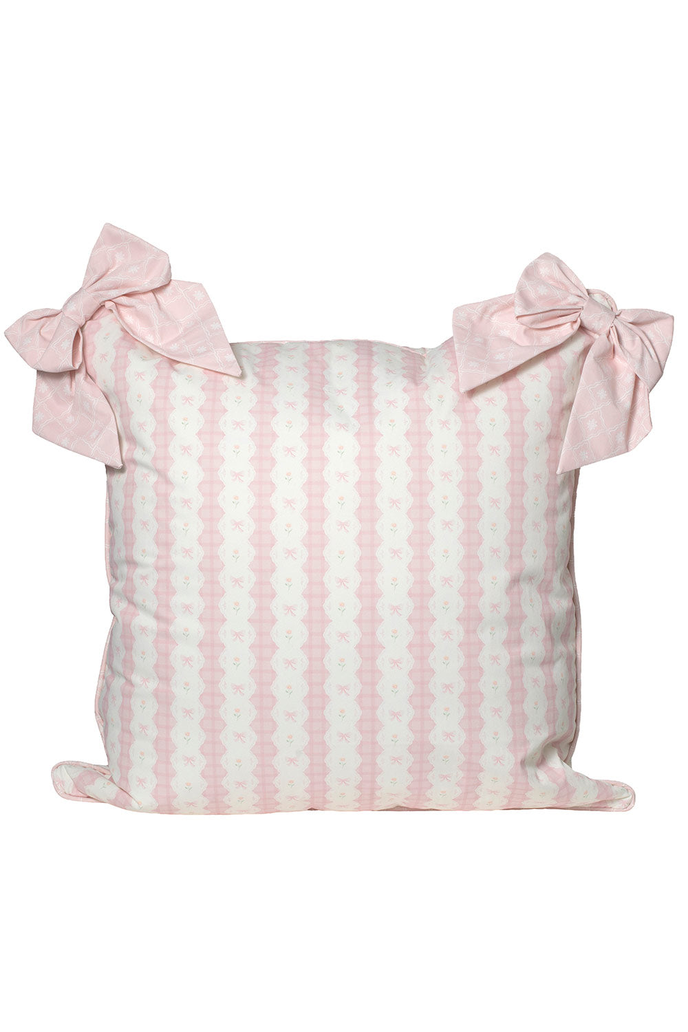 BOW GARDEN LACE BIG PILLOW