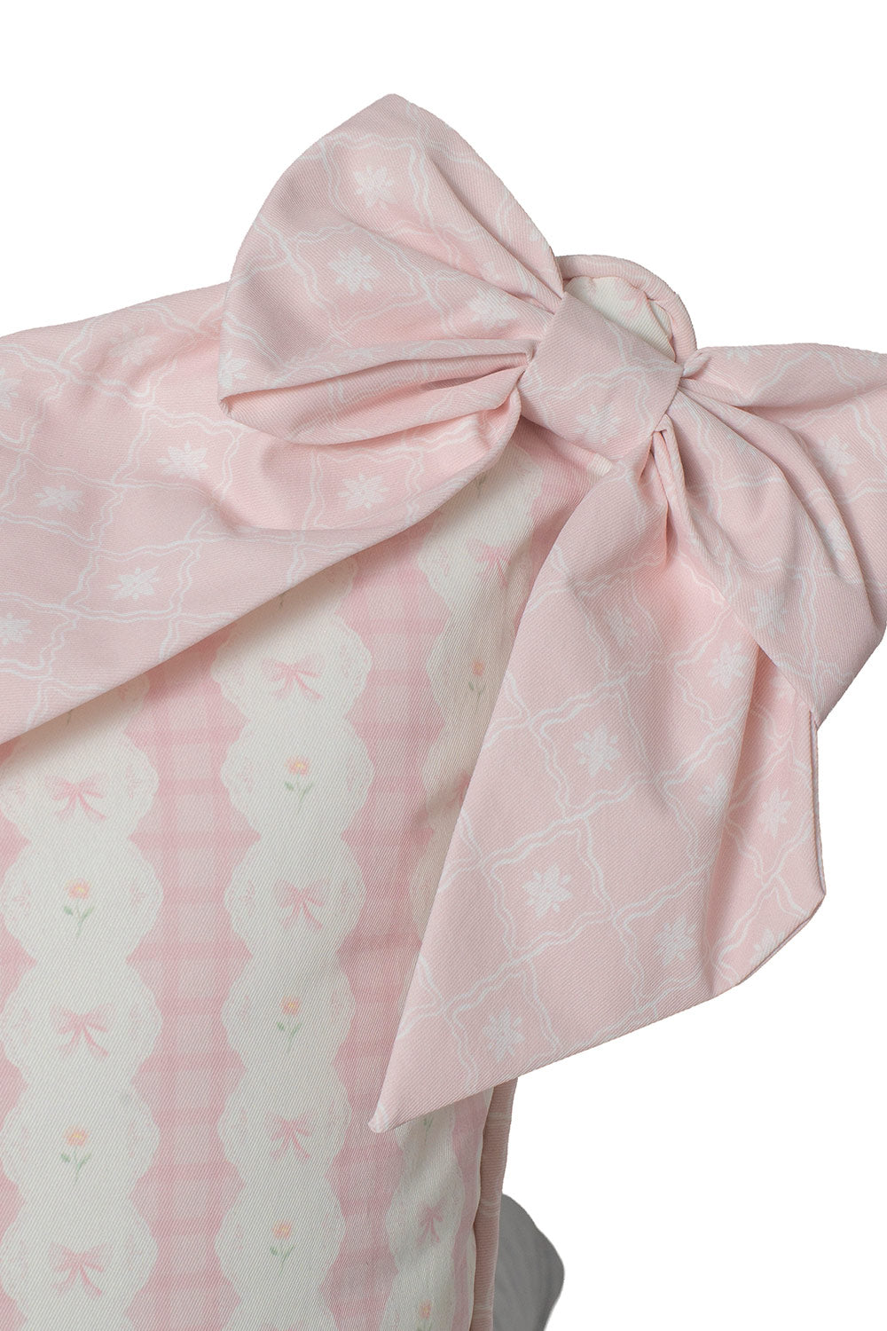 BOW GARDEN LACE BIG PILLOW
