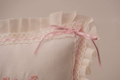 Bow Linen Baby Medium Pillow