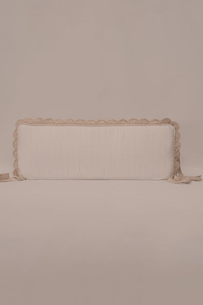 Beige Handmade Crochet Bumper