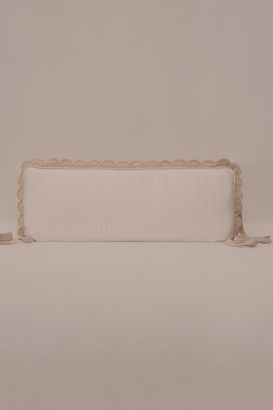 Beige Handmade Crochet Bumper
