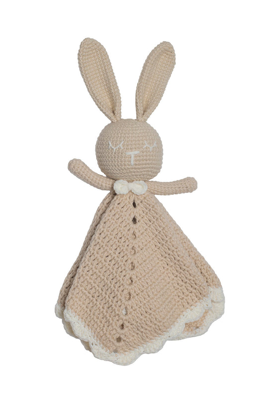 BUNNY CROCHET SECURITY BLANKET