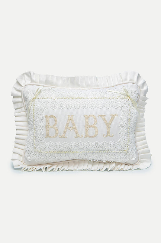 COTTON PIQUE PILLOW