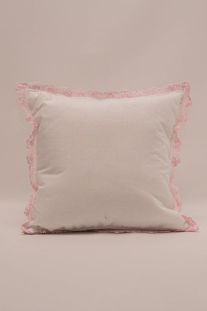 Mini Pink Lace Pillow