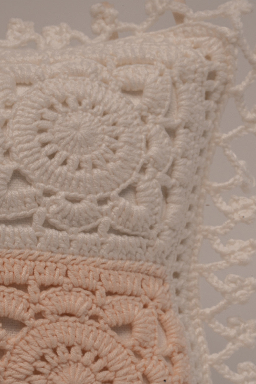 Crochet Patch Mini Pillow
