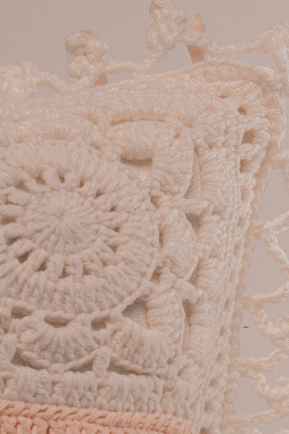 Crochet Patch Mini Pillow