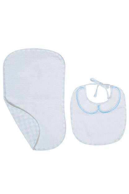Dreamy Bib Set-Peintures baby blue