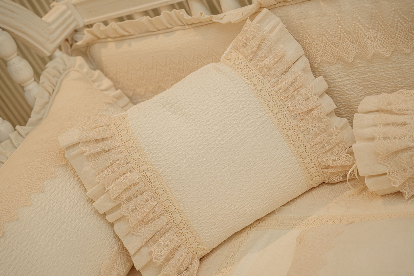 Elegant Off-White Baby Medium Pillow