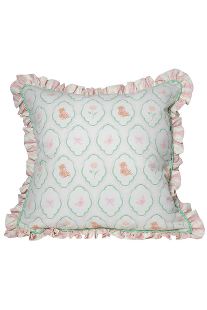 FLORAL TEDDY DREAM MEDIUM PILLOW