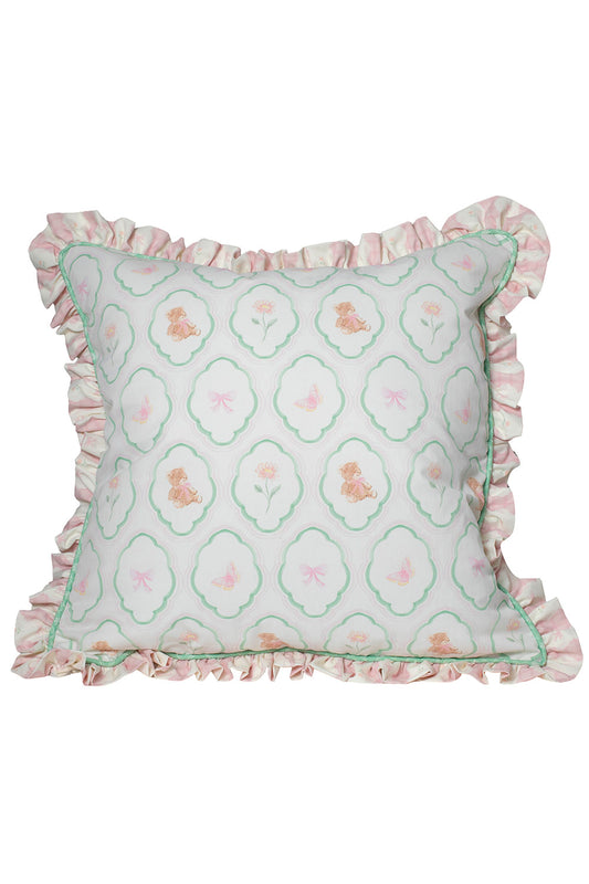 FLORAL TEDDY DREAM MEDIUM PILLOW