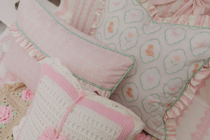 FLORAL TEDDY DREAM MEDIUM PILLOW