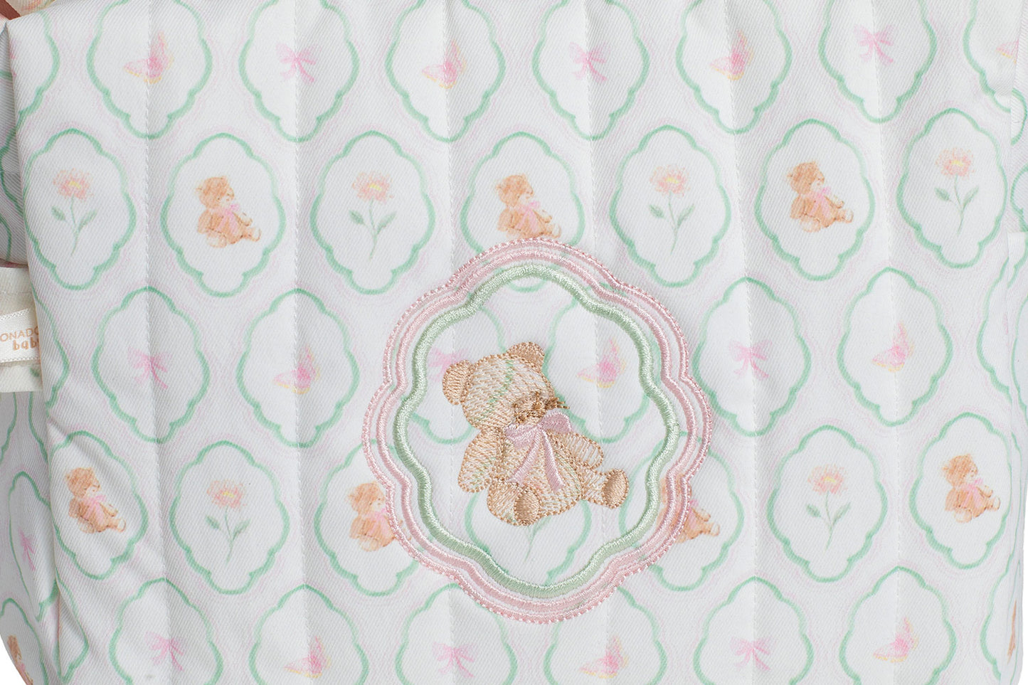 FLORAL TEDDY MEDIUM POUCH