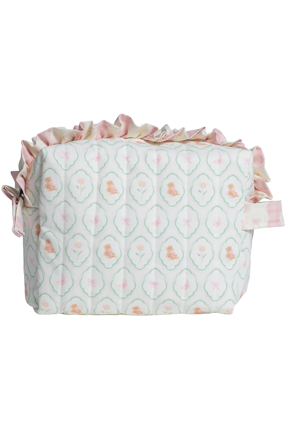 FLORAL TEDDY MEDIUM POUCH