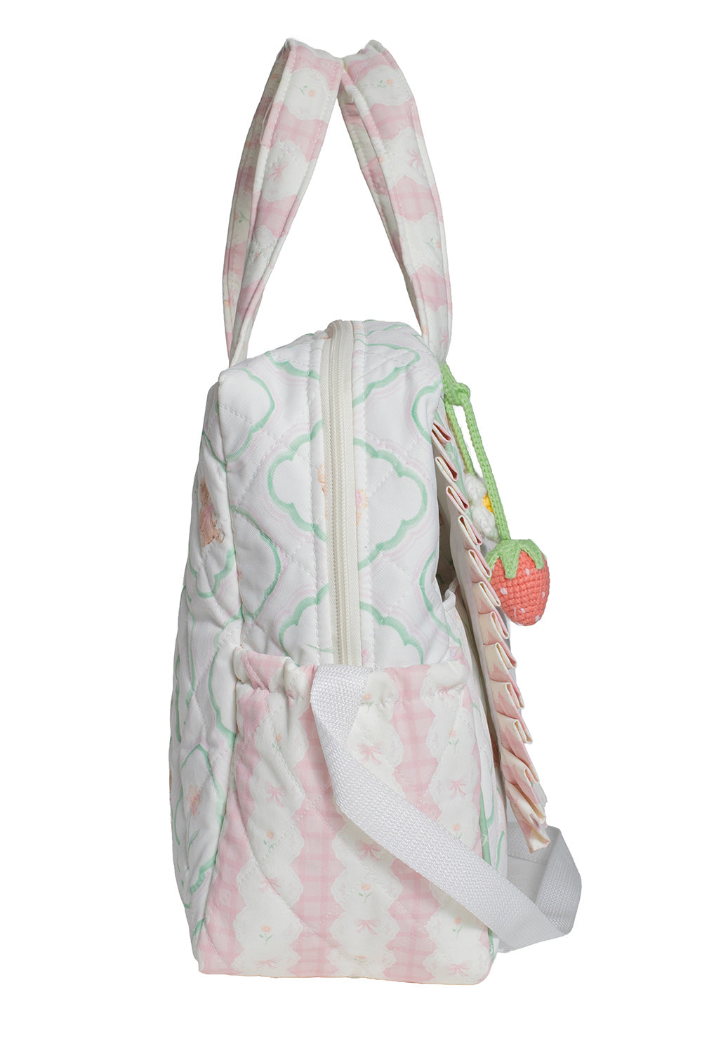 FLORAL TEDDY PICNIC BAG