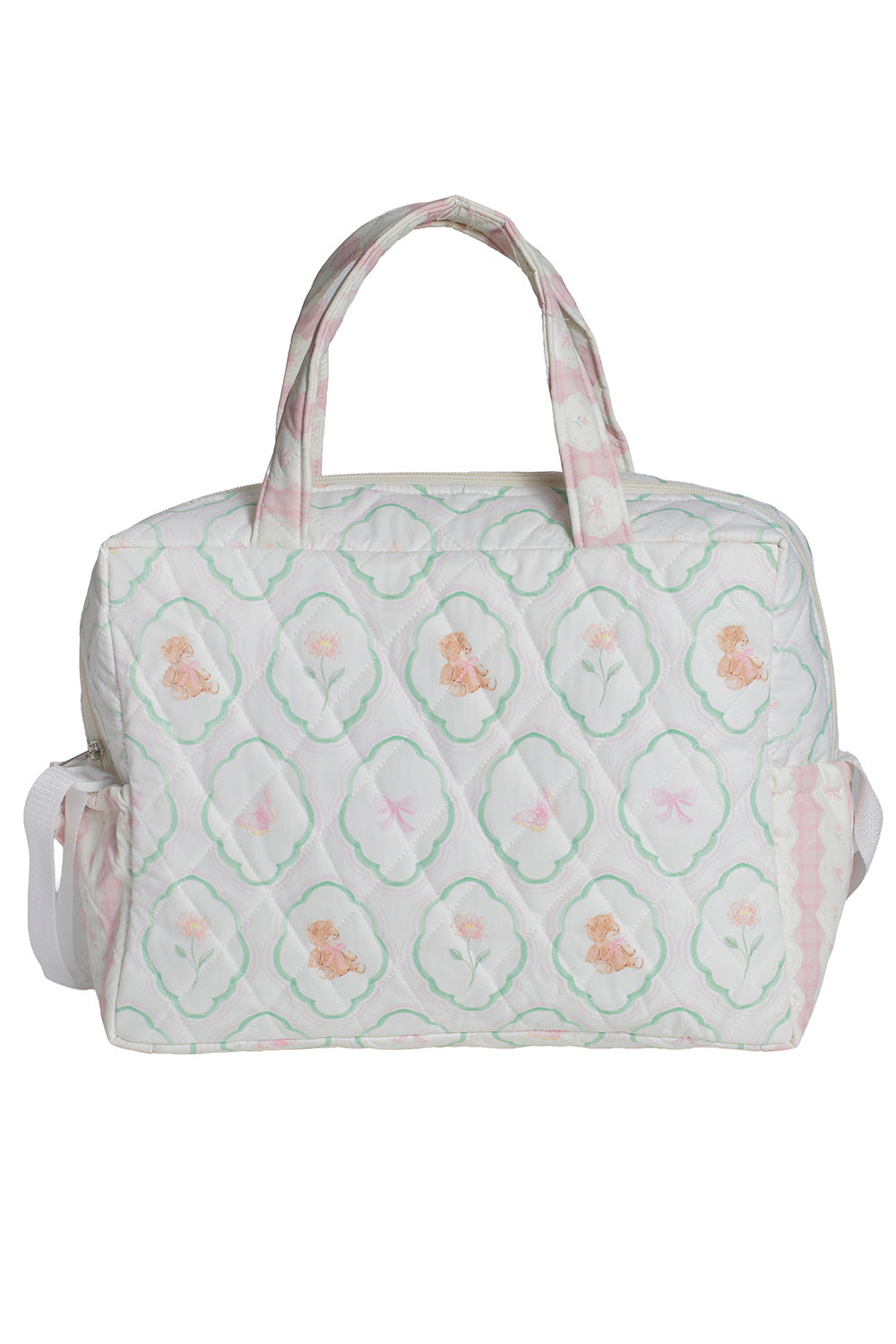 FLORAL TEDDY PICNIC BAG