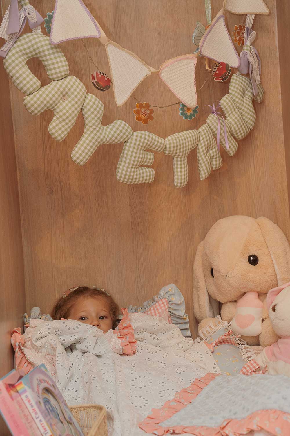 Girl Crochet Flag Garland