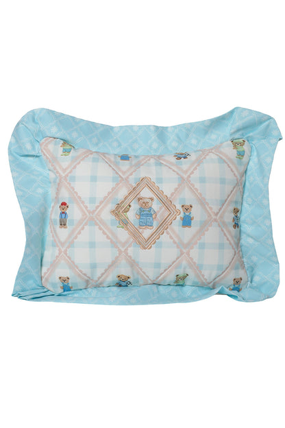 LITTLE BEAR GINGHAM SMALLPILLOW