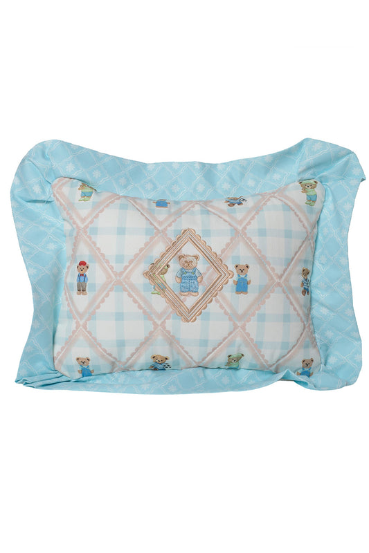 LITTLE BEAR GINGHAM SMALLPILLOW
