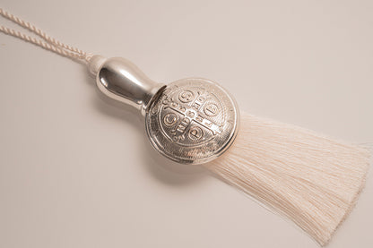 Baby Amen PomPom Saint Benedict Silver