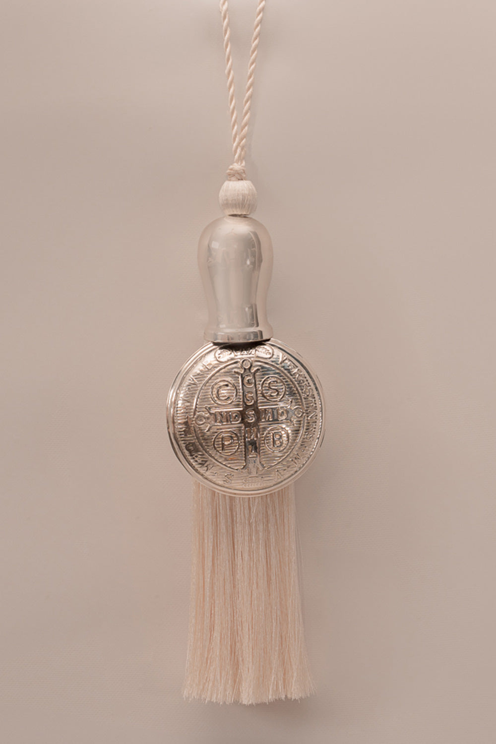 Baby Amen PomPom Saint Benedict Silver