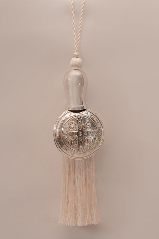 Baby Amen PomPom Saint Benedict Silver