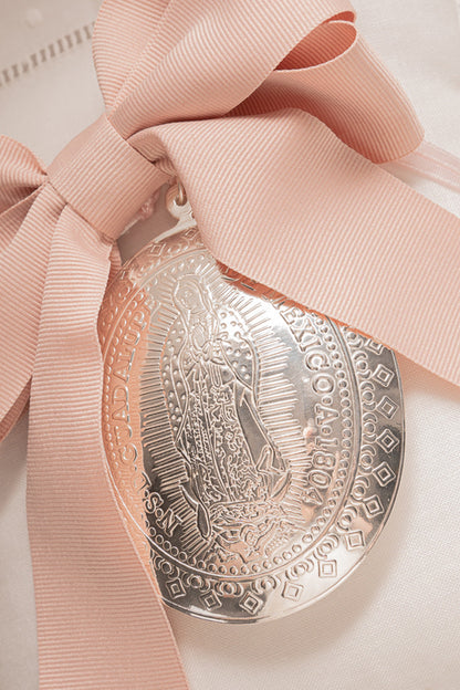 Baby Guadalupe Virgin Amen Silver