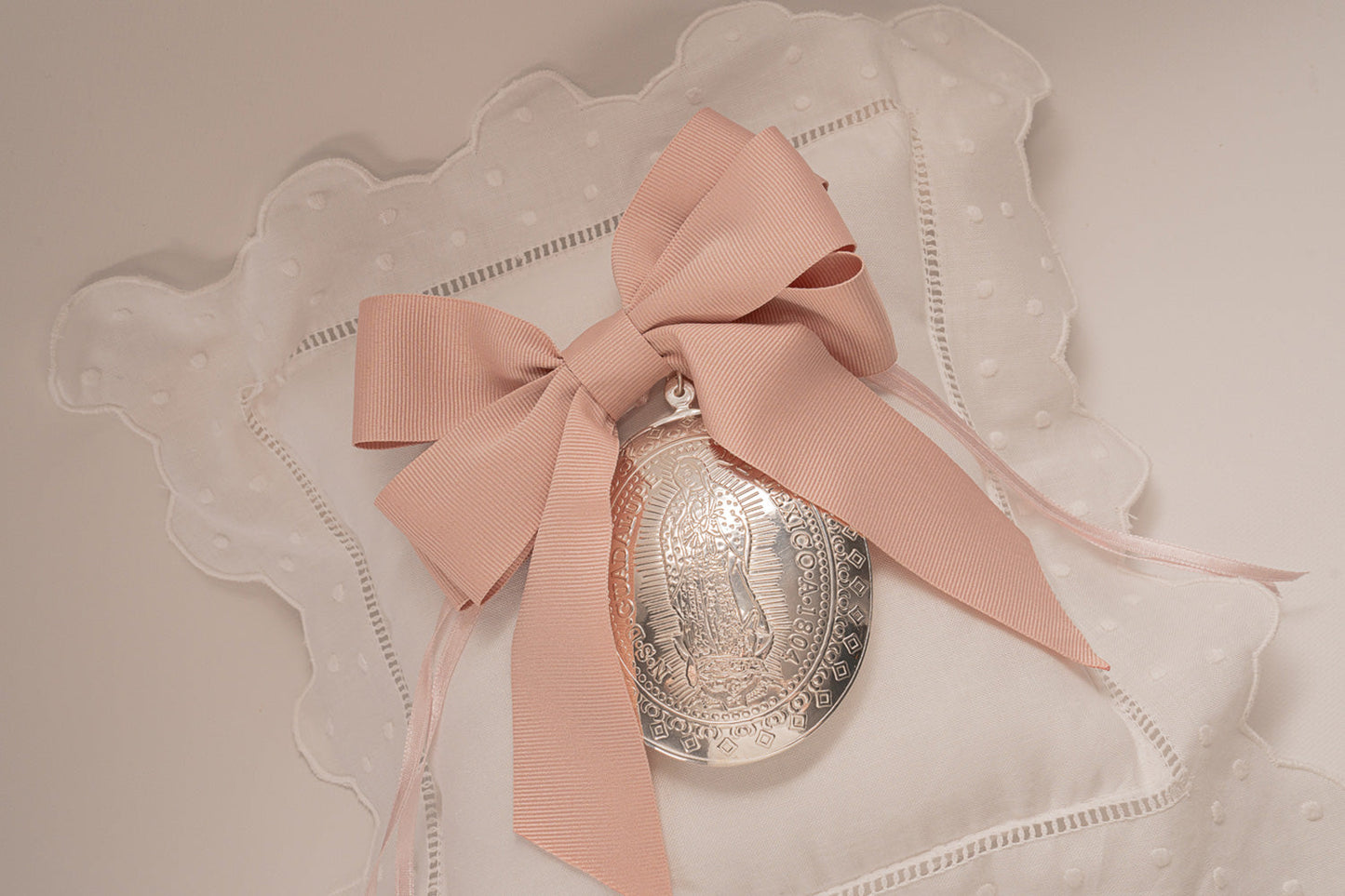 Baby Guadalupe Virgin Amen Silver