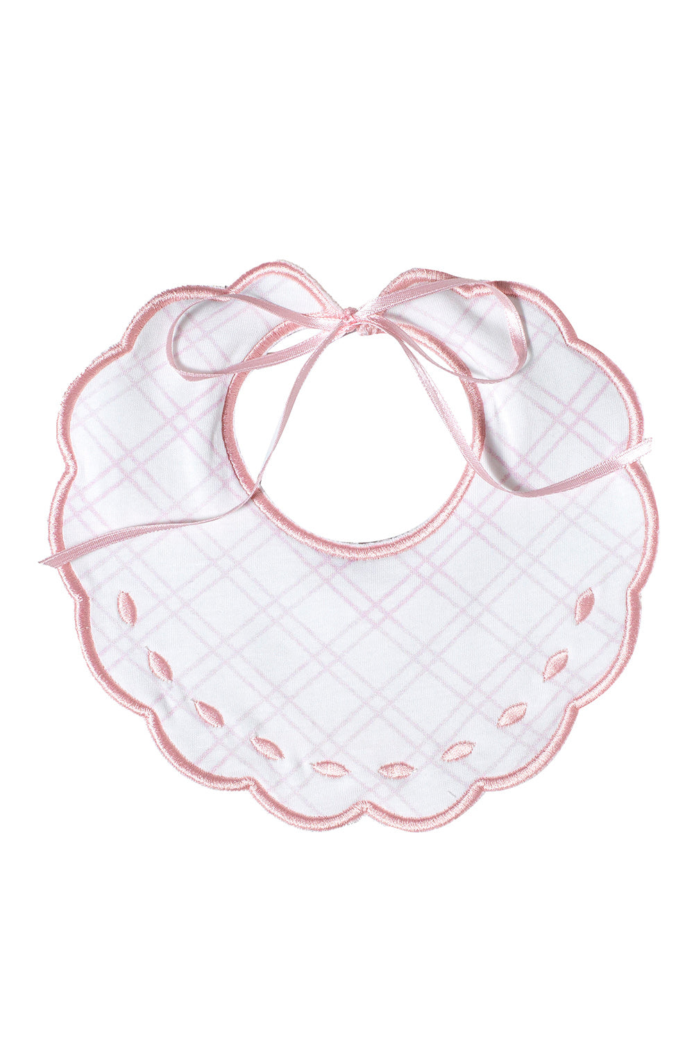 Pima Cotton Bib-Peintures Baby Pink