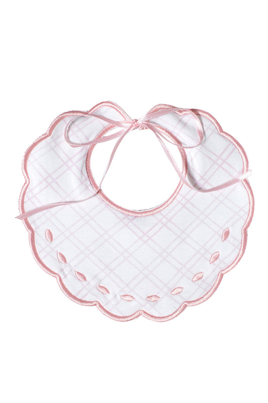 Pima Cotton Bib-Peintures Baby Pink