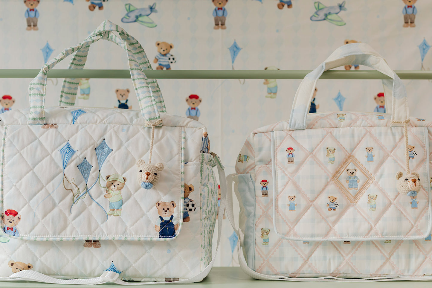 LITTLE BEAR GHINGAM PICNICBAG