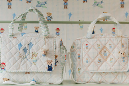 LITTLE BEAR GHINGAM PICNICBAG