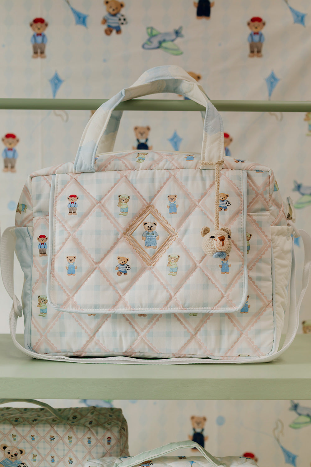 LITTLE BEAR GHINGAM PICNICBAG