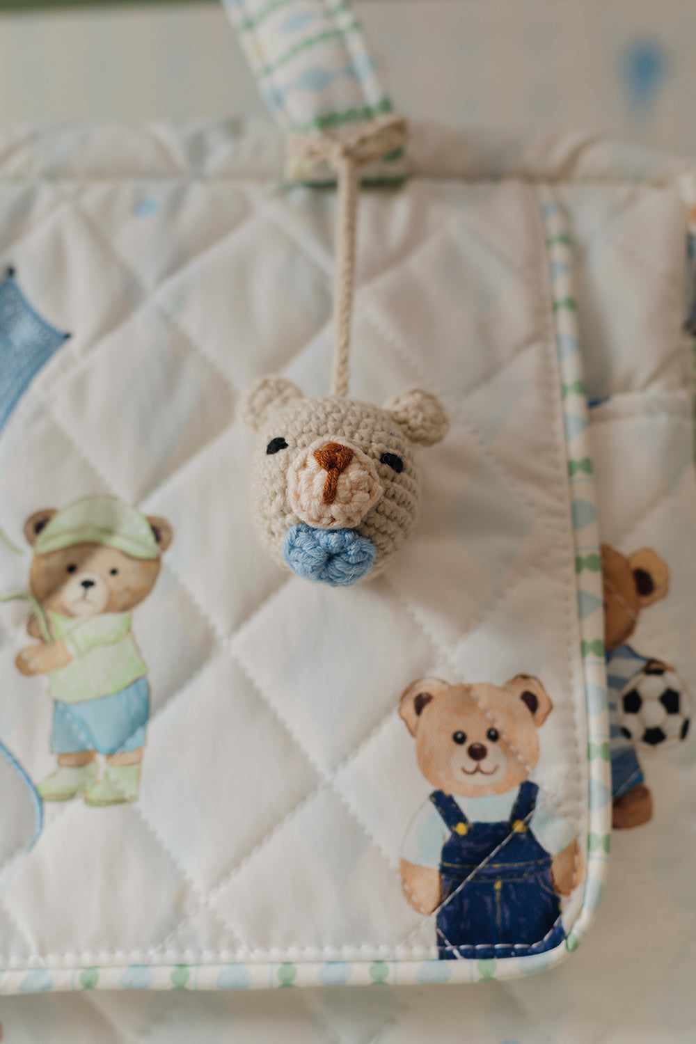 LITTLE BEAR GHINGAM PICNICBAG