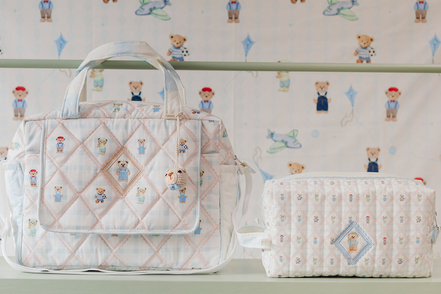 LITTLE BEAR GHINGAM PICNICBAG